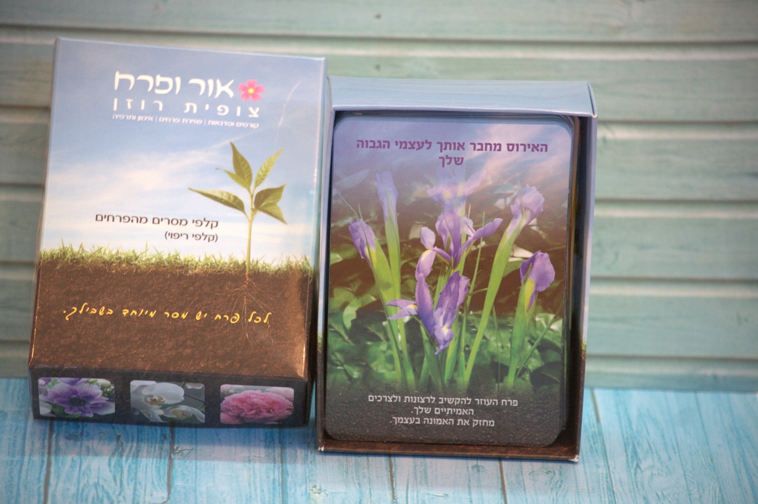 ערכת קלפי מסרים מהפרחים